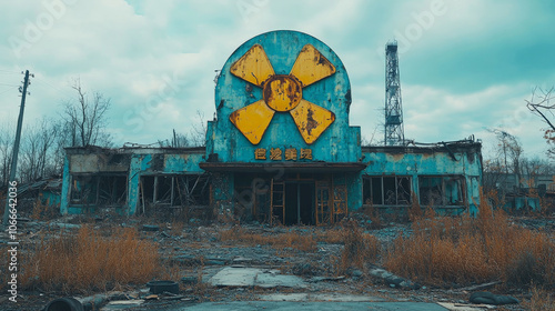 Abandoned Building in Pripyat, Chernobyl photo