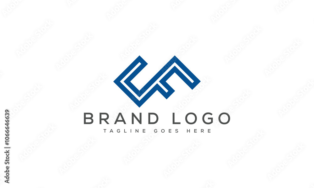 letter CF logo design vector template design for brand. letter CF logo design vector template design for brand.