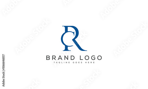letter RC logo design vector template design for brand.