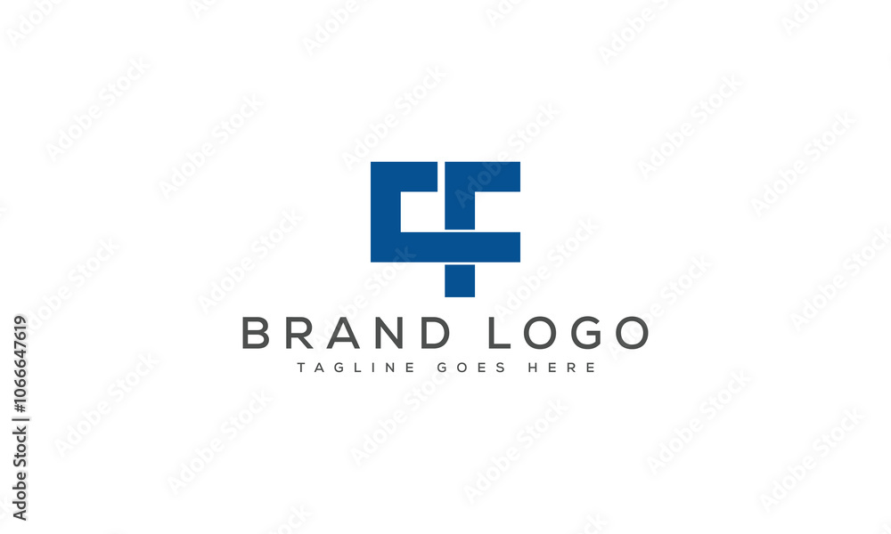 letter CF logo design vector template design for brand. letter CF logo design vector template design for brand.