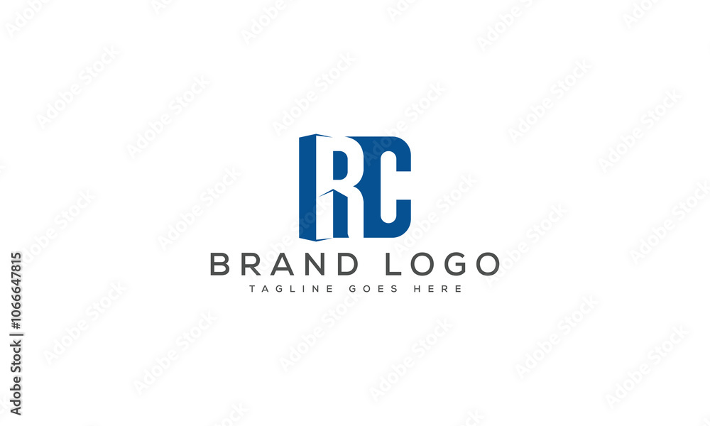 letter RC logo design vector template design for brand. letter RC logo design vector template design for brand.