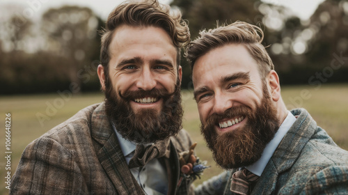 Two gentleman with beards.