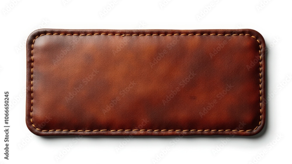 High-quality leather hat patch designs mockup with rich texture and professional finish High-quality leather hat patch designs mockup with rich texture and professional finish
