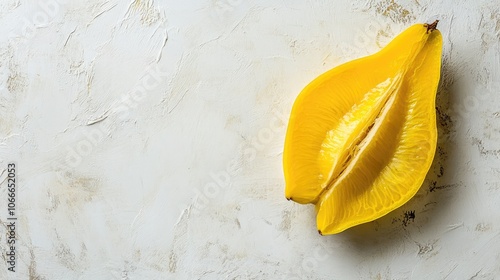 Vibrant Yellow Fruit on Textured Background