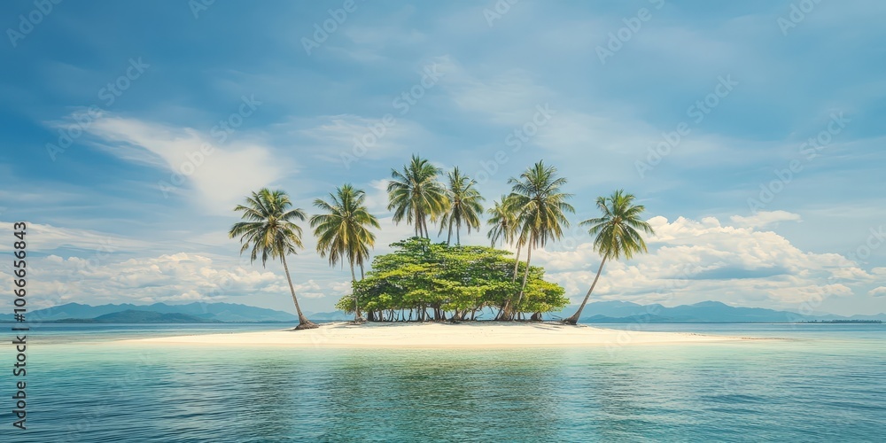 Obraz premium Tropical Paradise Island.