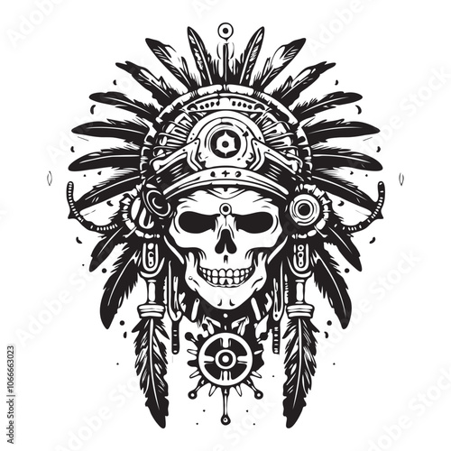 Apache Steampunk The Skilled Fighter Equipped with Steam Powered Gear