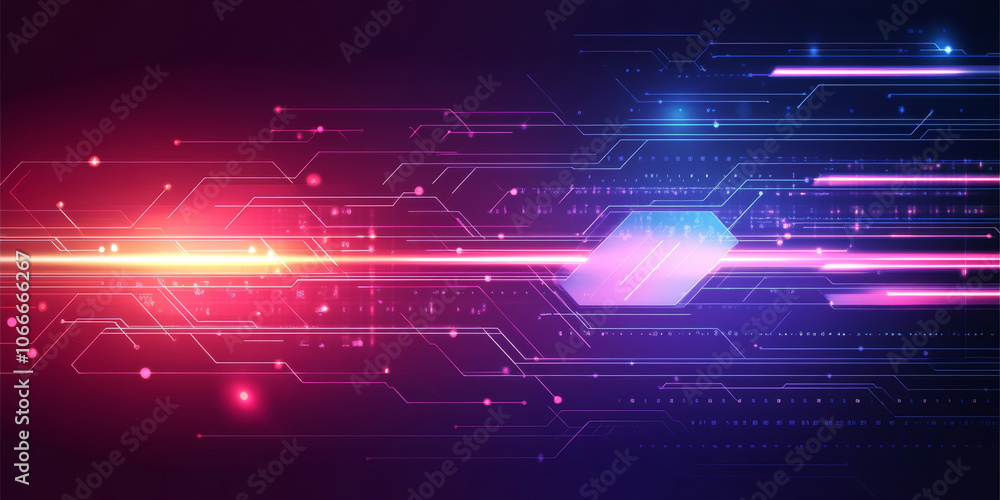 Modern tech-inspired background with circuit patterns and glowing lines, perfect for digital designs Modern tech-inspired background with circuit patterns and glowing lines, perfect for digital designs