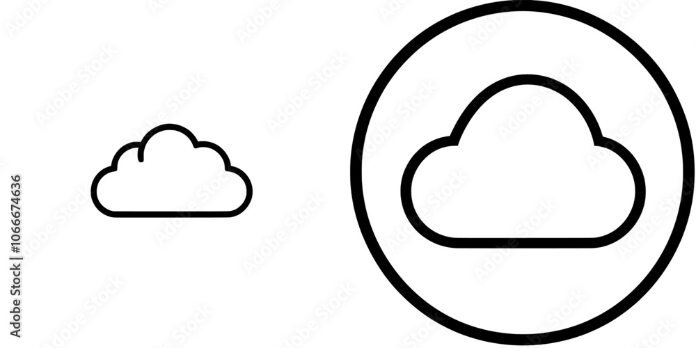 Lightning, power, and stormy weather are reflected in this thunder outline icon