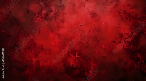 Abstract Red Texture with Cracks