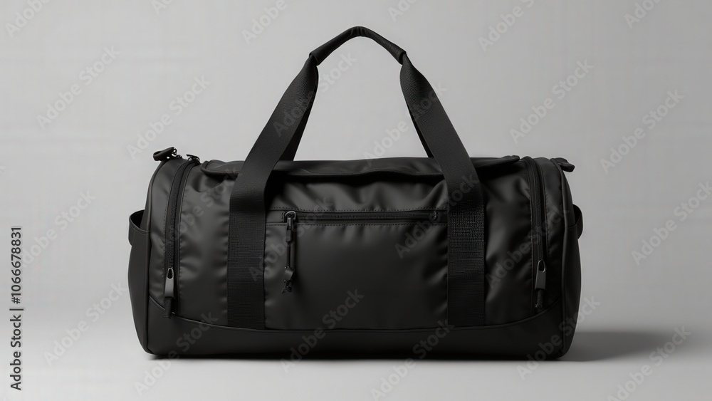 Functional travel duffel bag with zippered pockets, perfect for an active lifestyle