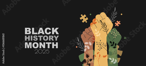 Black History Month 2025 banner.