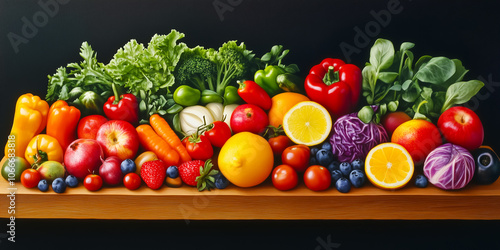 healthy food fruit and vegetables 