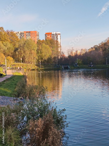 Autumn day on the outskirts of the Moscow region