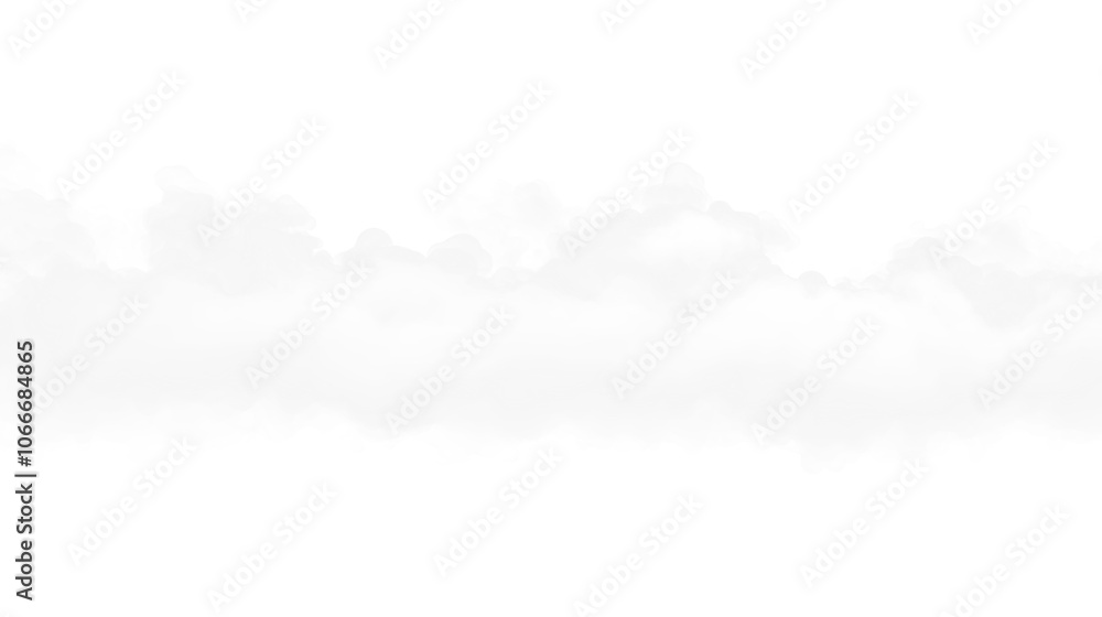 white horizontal fog, mist, smoke isolated on transparent background white horizontal fog, mist, smoke isolated on transparent background