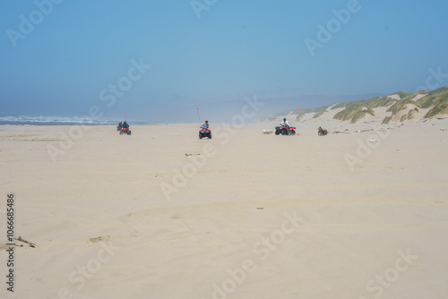 Sand dune off-roading in Florence, Oregon, USA