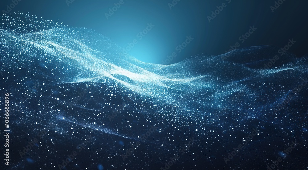 Dark Blue Ocean-Inspired Background with Flowing Light Waves and Particles – Minimalist Design Evoking Calmness and Tranquility, Perfect for Creating a Serene Atmosphere Dark Blue Ocean-Inspired Background with Flowing Light Waves and Particles – Minimalist Design Evoking Calmness and Tranquility, Perfect for Creating a Serene Atmosphere