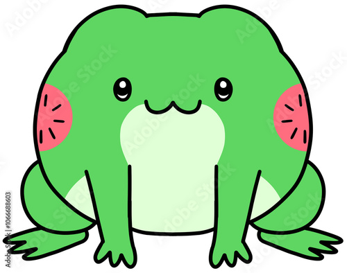 cute frog cartoon