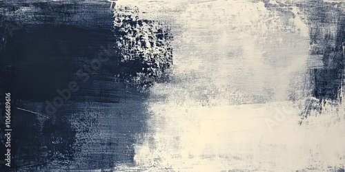 Textured chalky background in navy with visible brush strokes and a soft, vintage feel