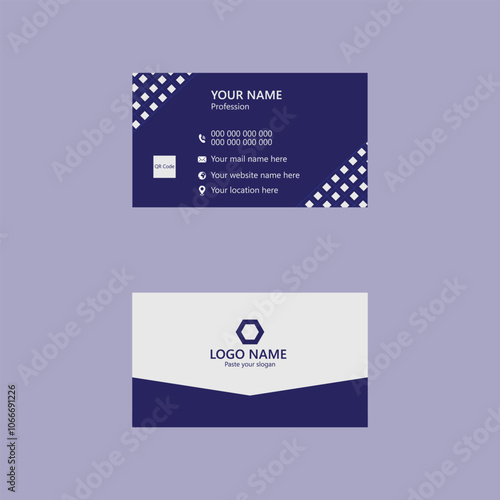 Cloud Burst and Mercury Color Business Card Design for a Contemporary and Elegant Style