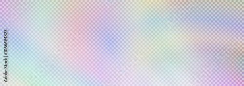 Blurred rainbow background of liquid colors, holographic effect. Background for text, image, advertising. Rainbow colorful light effect, transparent background, png.