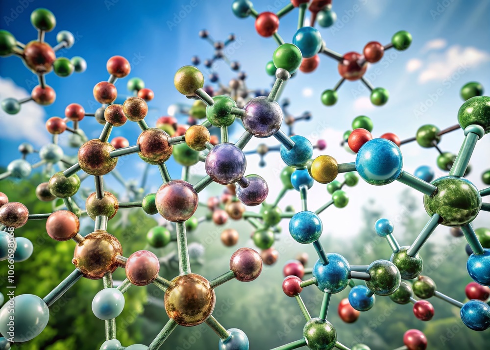 Panoramic Visualization of Neurotransmitter Molecules and Their Molecular Framework in Stunning Detail for Scientific and Educational Use Panoramic Visualization of Neurotransmitter Molecules and Their Molecular Framework in Stunning Detail for Scientific and Educational Use
