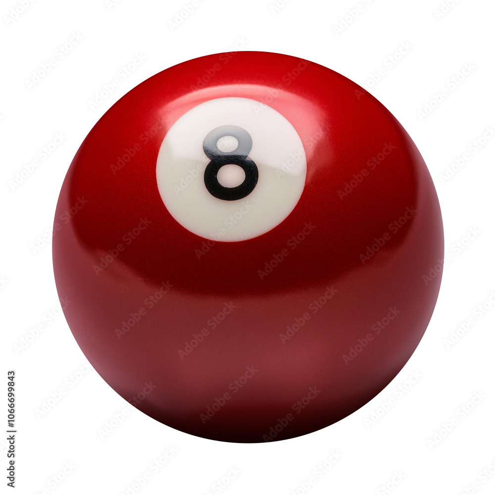 Pool or Snooker Ball Isolated on Transparent Background Pool or Snooker Ball Isolated on Transparent Background