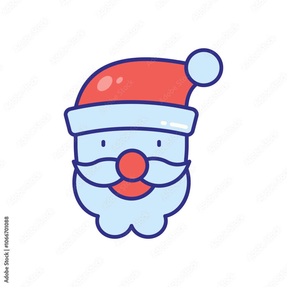 Santa Claus vector icon stock illustration Santa Claus vector icon stock illustration