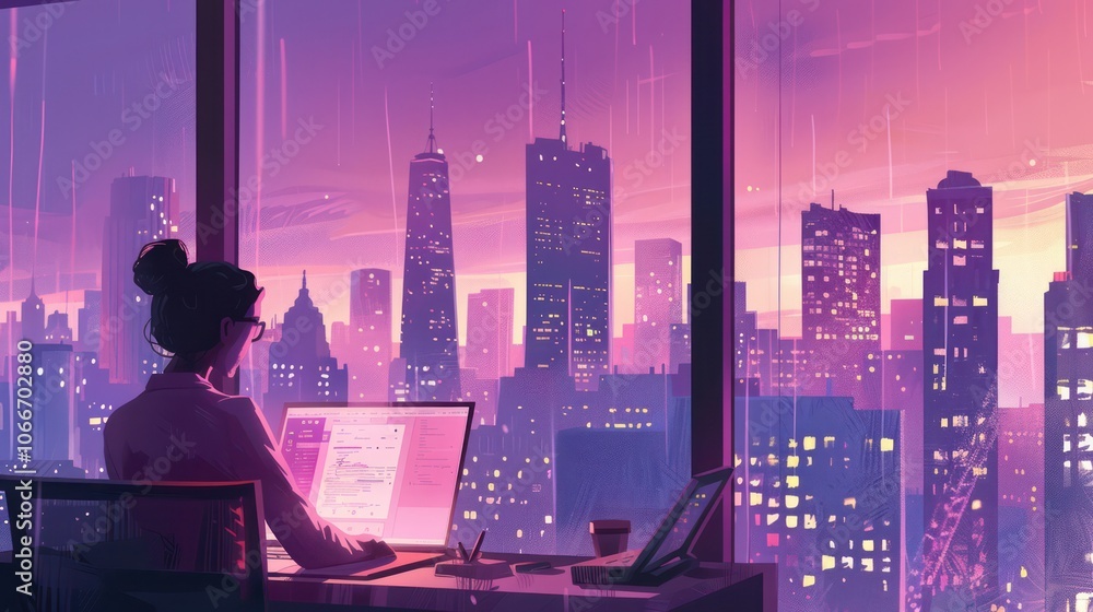 Digital nomad communities forming in cities that cater to remote workers with fast internet and coworking spaces. Illustrations Digital nomad communities forming in cities that cater to remote workers with fast internet and coworking spaces. Illustrations