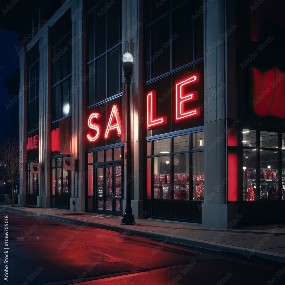 Black Friday Sale Storefront at Nigh Black Friday Sale Storefront at Nigh