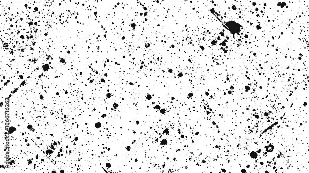 Seamless Black Ink Splatter Texture on White Background, High-Resolution Vector Pattern for Design and Decoration Seamless Black Ink Splatter Texture on White Background, High-Resolution Vector Pattern for Design and Decoration