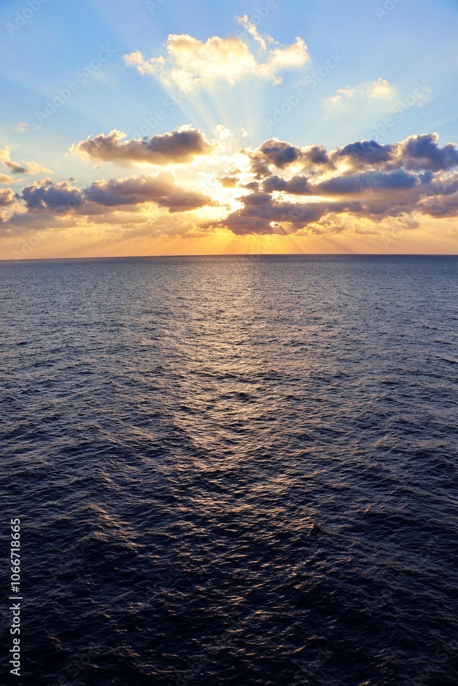 Naklejka premium Sonnenuntergang über Ägypten