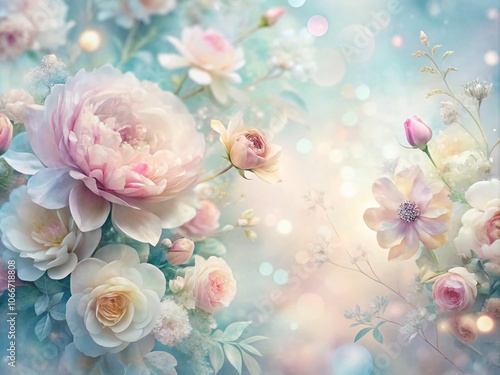 Soft Abstract Floral Texture in Delicate Hues - Ethereal Backgrounds, Floral Patterns, Textured Art, Soft Color Palettes, Dreamy Aesthetics, Floral Abstractions, Nature Inspired, Gentle Colors,