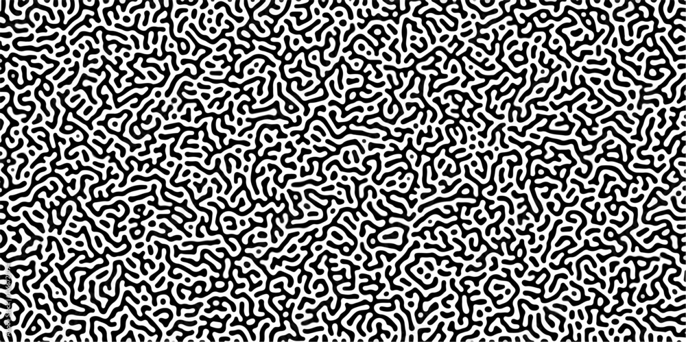 Abstract truing organic wallpaper Turing reaction diffusion monochrome seamless pattern .Monochrome Turing reaction background .Natural seamless line pattern. Linear design with biological shapes
Abstract truing organic wallpaper Turing reaction diffusion monochrome seamless pattern .Monochrome Turing reaction background .Natural seamless line pattern. Linear design with biological shapes
