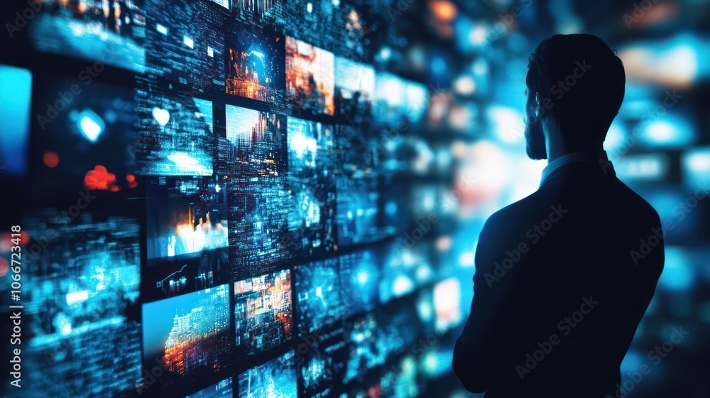 New live-streaming technologies enhancing the viewer experience with interactive features and real-time feedback. Illustrations New live-streaming technologies enhancing the viewer experience with interactive features and real-time feedback. Illustrations
