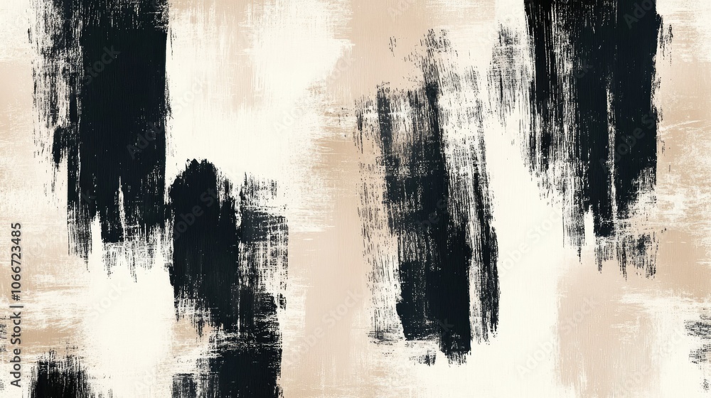 Abstract Brush Stroke Pattern in Neutral Tones Abstract Brush Stroke Pattern in Neutral Tones