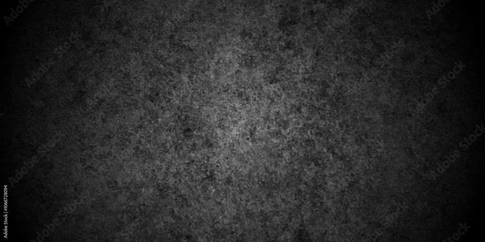 Fototapeta premium Abstract black distressed Rough texture grunge concrete background. Textured dark stone black grunge background, old grunge background. Chalk board and Black board grunge backdrop background.