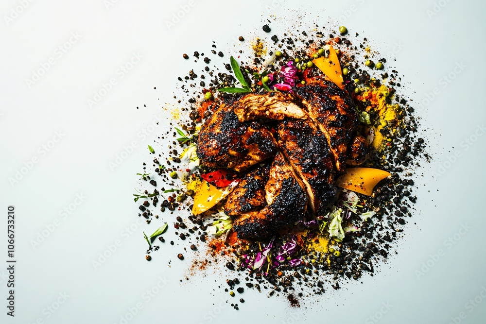 Grilled Chicken with Black Pepper and Spices: A Culinary Masterpiece Grilled Chicken with Black Pepper and Spices: A Culinary Masterpiece