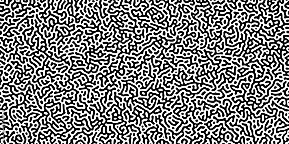 Abstract truing organic wallpaper Turing reaction diffusion monochrome seamless pattern .Monochrome Turing reaction background .Natural seamless line pattern. Linear design with biological shapes
Abstract truing organic wallpaper Turing reaction diffusion monochrome seamless pattern .Monochrome Turing reaction background .Natural seamless line pattern. Linear design with biological shapes
