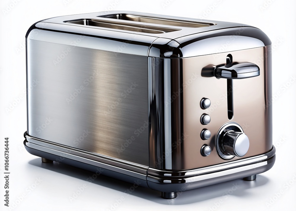 Stylish Toaster on Transparent Background for Creative Kitchen Decor and Appliance Design Stylish Toaster on Transparent Background for Creative Kitchen Decor and Appliance Design