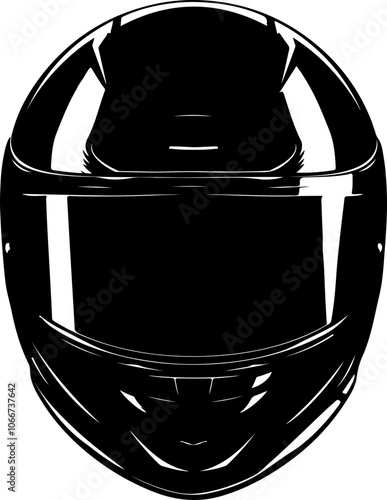 illustration of motorcycle racing helmet