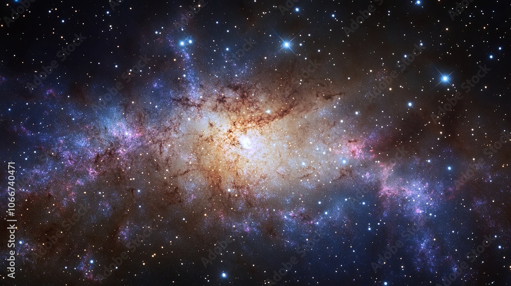 Fototapeta premium Explore the wonders of the universe through stunning galaxy imagery and cosmic beauty