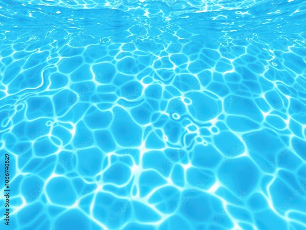 Water wave with bubbles in shades of blue and white, creating a serene and peaceful underwater scene, beauty, water, aquatic Water wave with bubbles in shades of blue and white, creating a serene and peaceful underwater scene, beauty, water, aquatic