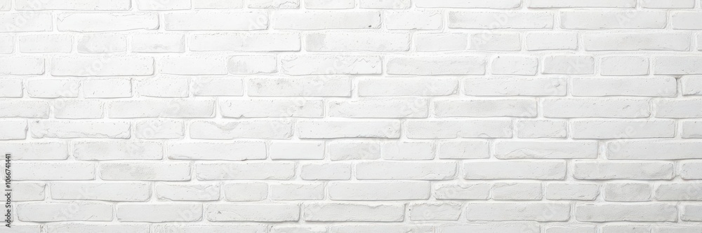 Fototapeta premium White brick wall background with textured surface, vintage, surface