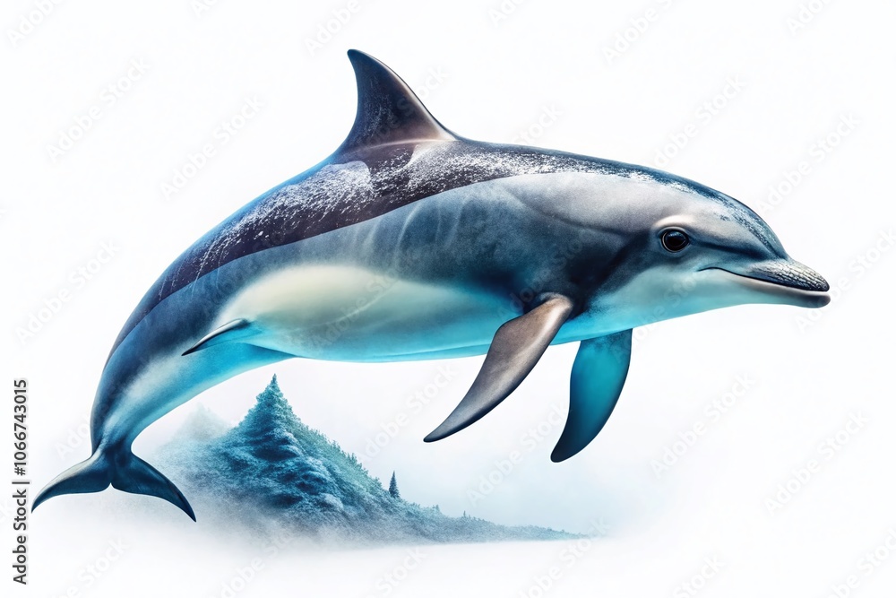 Surreal Southern Right Whale Dolphin on White Background, Dreamlike Marine Life, Underwater Fantasy, Whimsical Ocean Creatures, Ethereal Sea Mammals, Artistic Marine Photography Surreal Southern Right Whale Dolphin on White Background, Dreamlike Marine Life, Underwater Fantasy, Whimsical Ocean Creatures, Ethereal Sea Mammals, Artistic Marine Photography