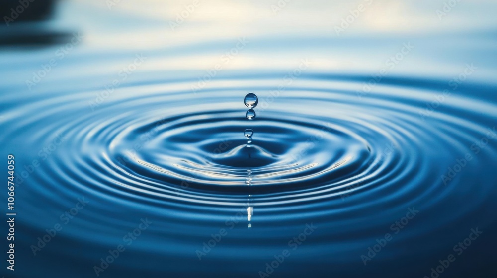 Water ripple reflections, gentle movement, tranquil blue tones, abstract feel Water ripple reflections, gentle movement, tranquil blue tones, abstract feel