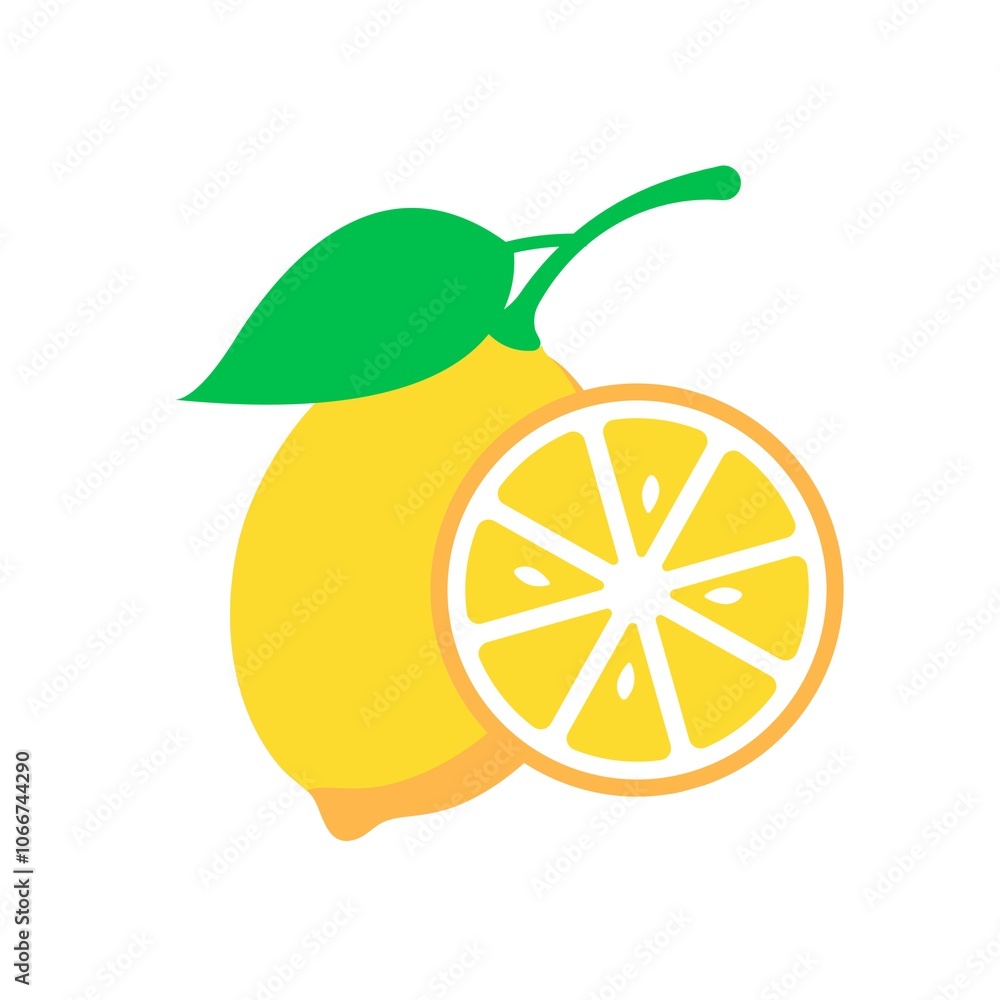 Lemon isolated on white Background Lemon isolated on white Background