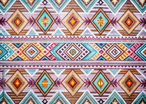 Wallpaper Mural Tribal Arrow Pattern - Repeating Arrow Shapes for Cultural Art, Textile Design, Home Decor, and Graphic Backgrounds Torontodigital.ca