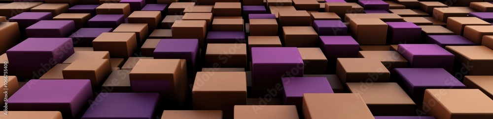 Fototapeta premium Abstract Cube Pattern.