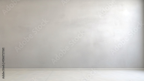 grey wall background in an empty studio