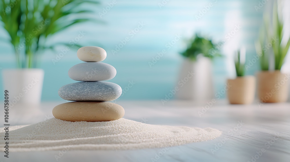 Explore tranquility how stacked stones and natural elements create a peaceful environment Explore tranquility how stacked stones and natural elements create a peaceful environment